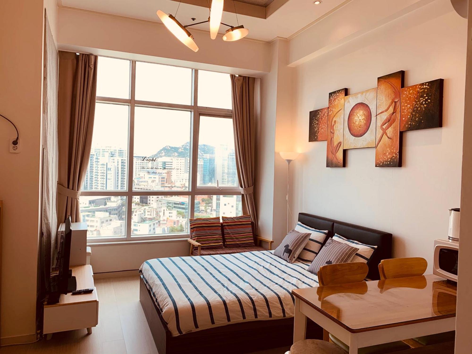Апартаменты Travel House Сеул Экстерьер фото